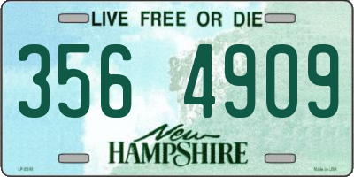 NH license plate 3564909