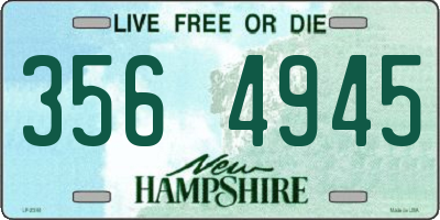 NH license plate 3564945