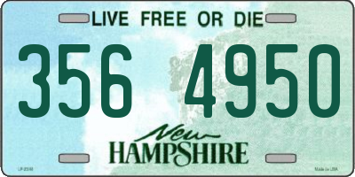 NH license plate 3564950