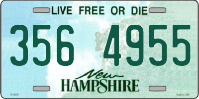 NH license plate 3564955