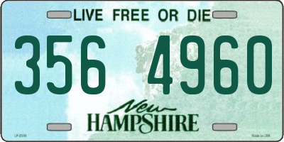 NH license plate 3564960