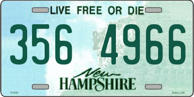 NH license plate 3564966