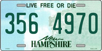NH license plate 3564970