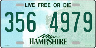 NH license plate 3564979