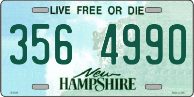 NH license plate 3564990