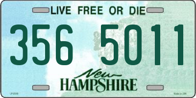 NH license plate 3565011