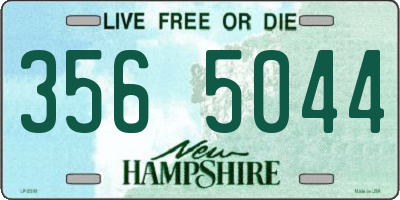 NH license plate 3565044