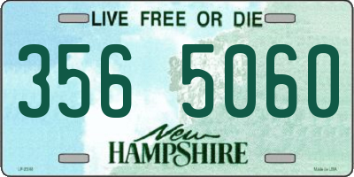 NH license plate 3565060