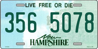 NH license plate 3565078