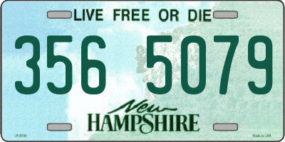 NH license plate 3565079