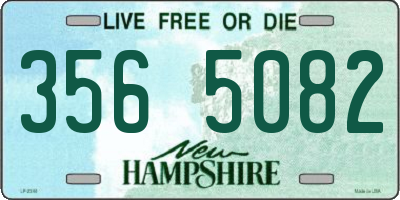 NH license plate 3565082