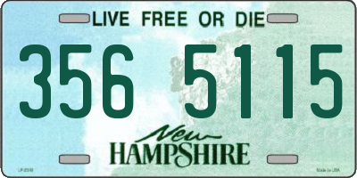 NH license plate 3565115