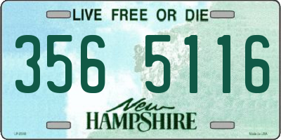 NH license plate 3565116