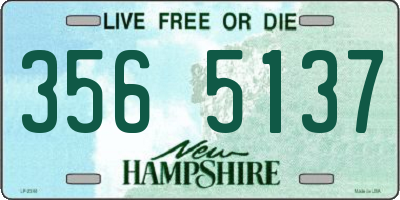 NH license plate 3565137
