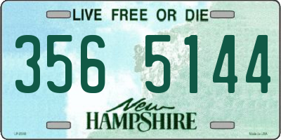 NH license plate 3565144