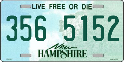 NH license plate 3565152