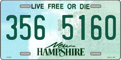 NH license plate 3565160