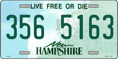 NH license plate 3565163