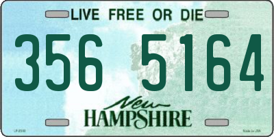 NH license plate 3565164