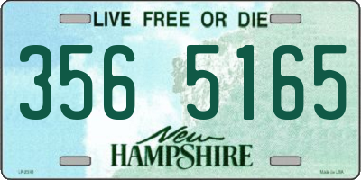 NH license plate 3565165