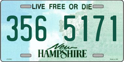 NH license plate 3565171