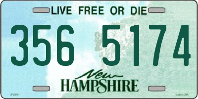 NH license plate 3565174