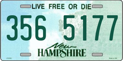 NH license plate 3565177