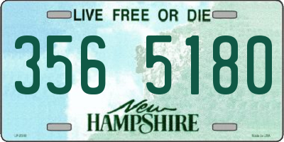 NH license plate 3565180
