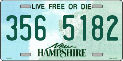 NH license plate 3565182
