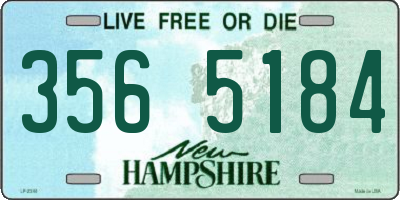 NH license plate 3565184