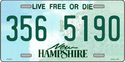 NH license plate 3565190