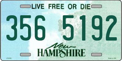 NH license plate 3565192