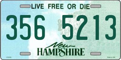 NH license plate 3565213