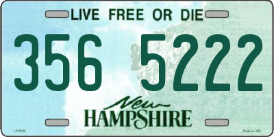 NH license plate 3565222