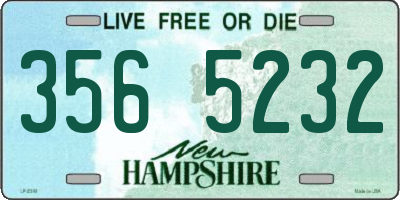 NH license plate 3565232