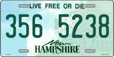 NH license plate 3565238