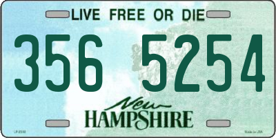 NH license plate 3565254