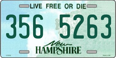 NH license plate 3565263