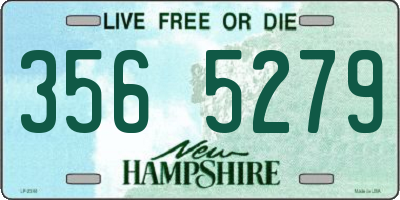 NH license plate 3565279