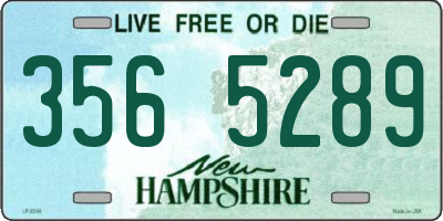 NH license plate 3565289