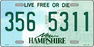NH license plate 3565311