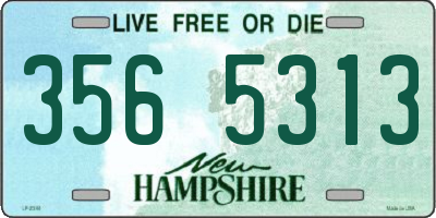 NH license plate 3565313