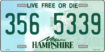 NH license plate 3565339