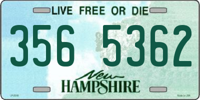 NH license plate 3565362