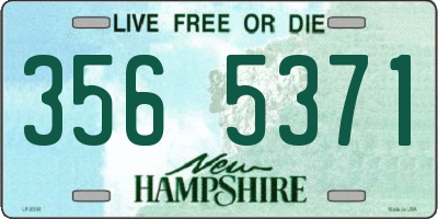 NH license plate 3565371