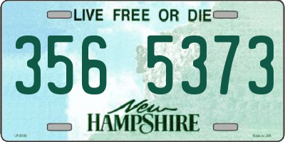 NH license plate 3565373