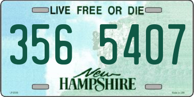 NH license plate 3565407