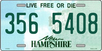 NH license plate 3565408