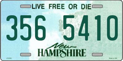 NH license plate 3565410