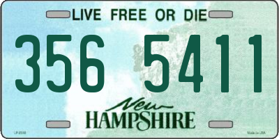 NH license plate 3565411
